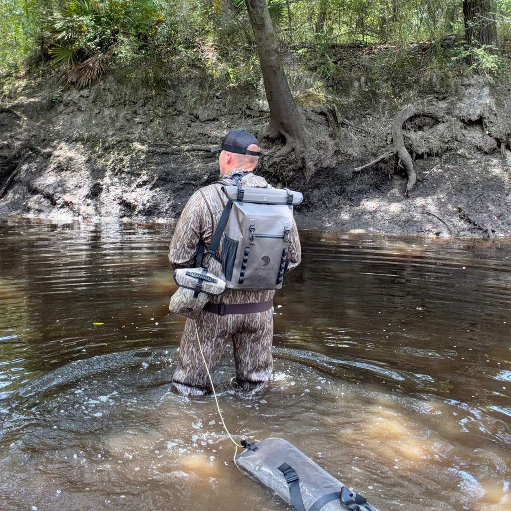 Waterproof Floating Dry Bag / Shell Bag - Mossy Oak Bottomland Camo (OUT OF STOCK - RESTOCK ARRIVES IN 4 WEEKS)