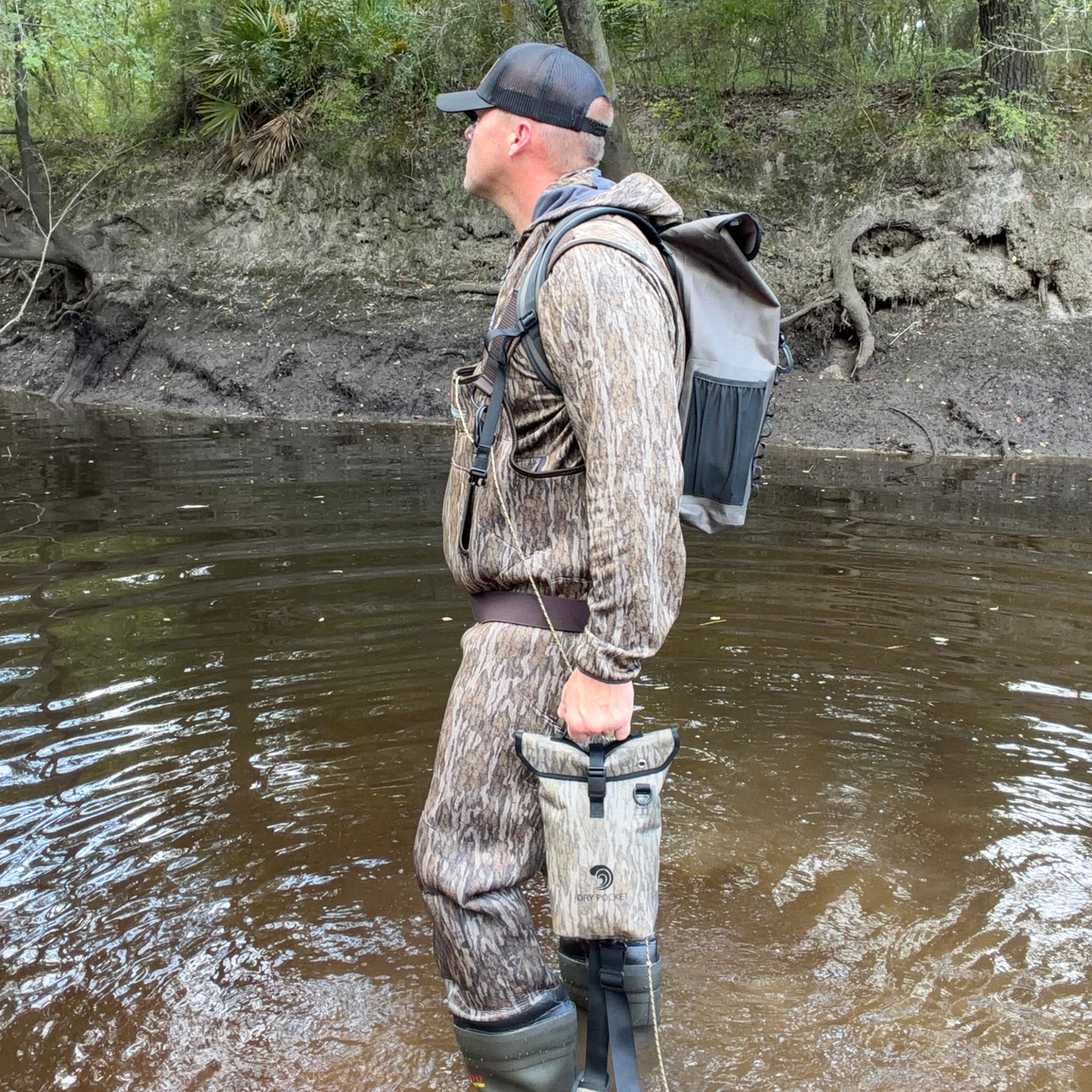 Waterproof Floating Dry Bag / Shell Bag - Mossy Oak Bottomland Camo (OUT OF STOCK - RESTOCK ARRIVES IN 4 WEEKS)
