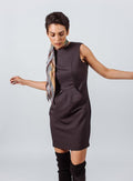 Luxe Wool Mini Dress – Elegant Women’s Winter Dress