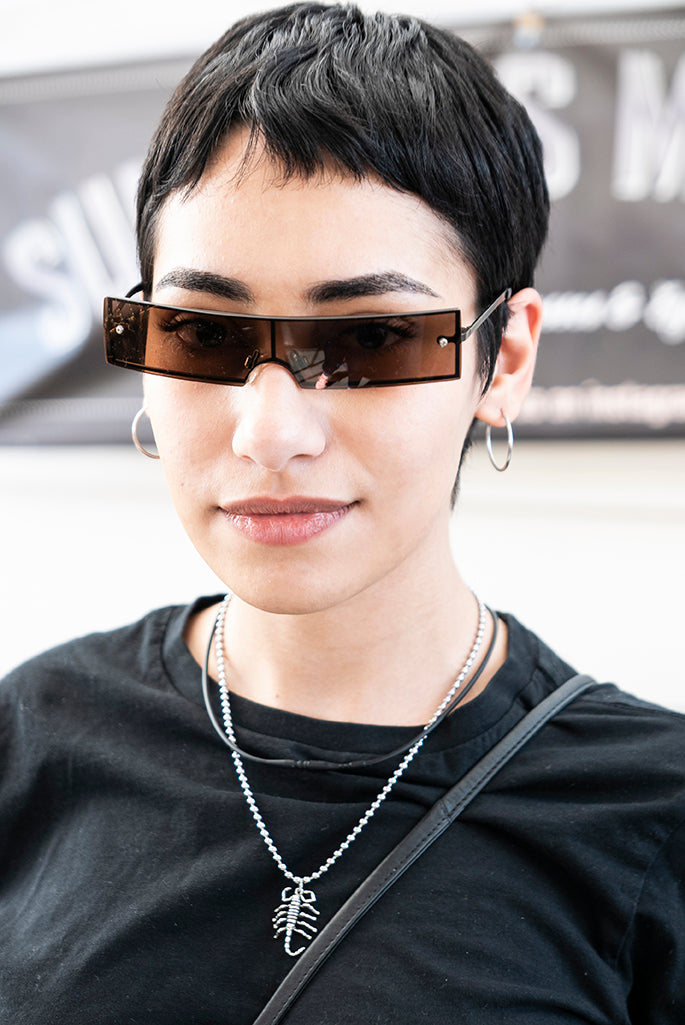 Futuristic Punk Goth Rave 1990s Vintage Sunglass - Revamp