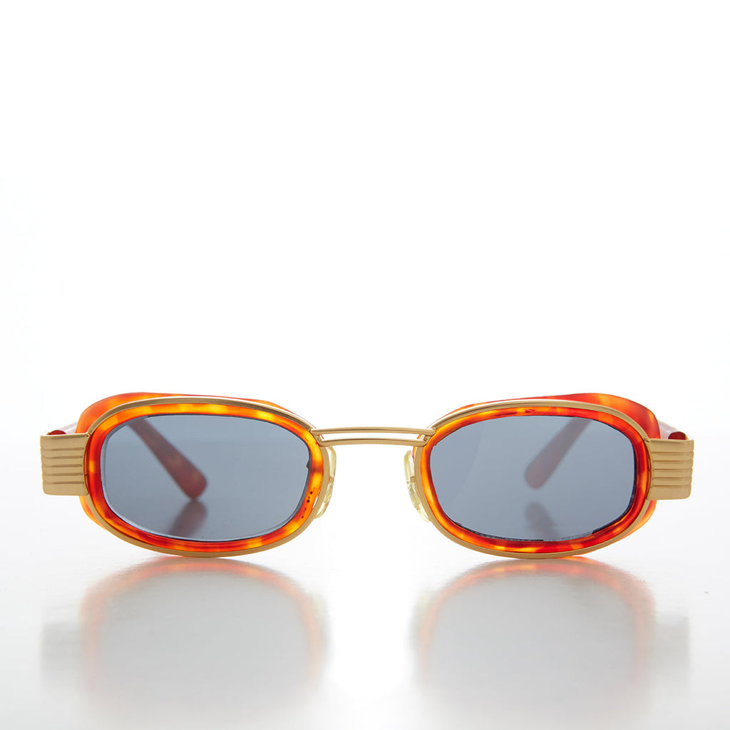 Rectangular Sunglass with Goggle Rim - Paymer