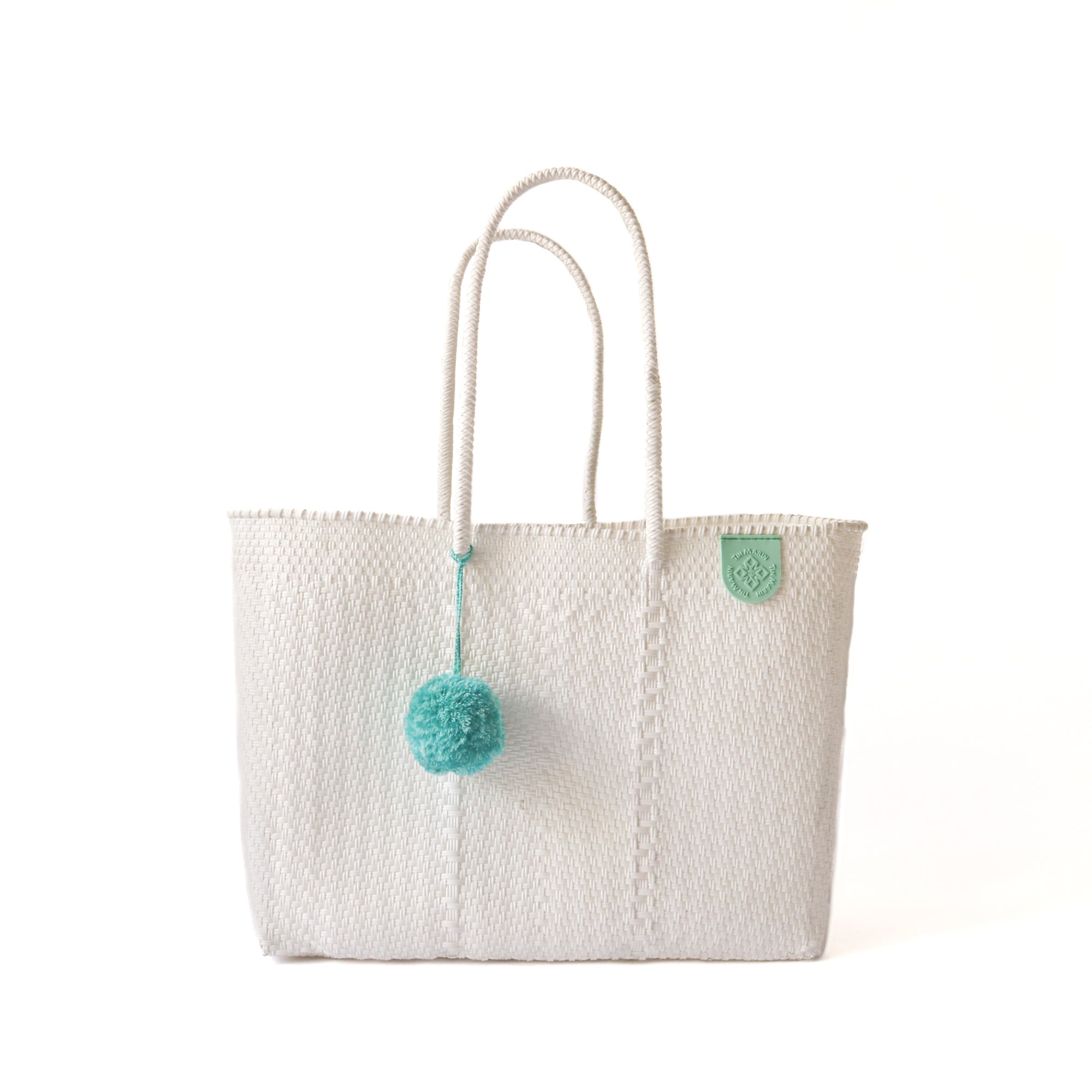 All Black Woven Super Tote