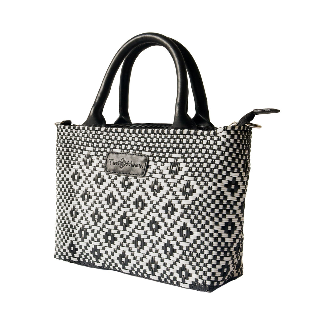 Panda Small Woven Crossbody Bag