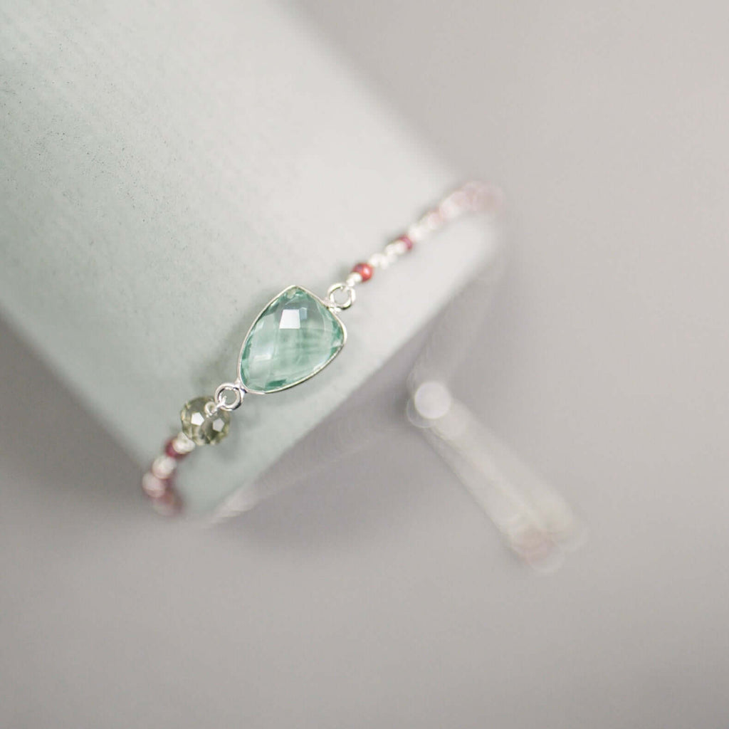 London Blue Quartz Silver Isla Bracelet