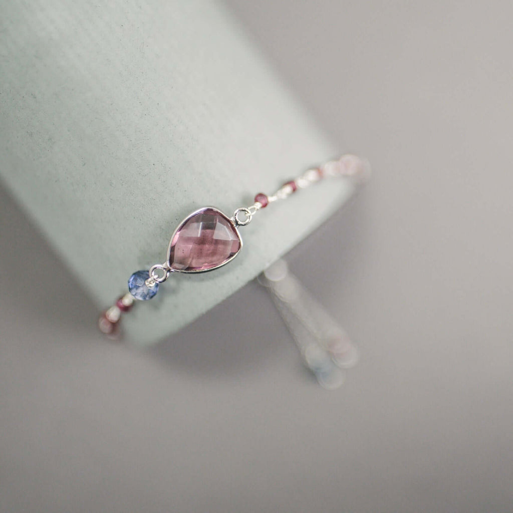 London Blue Quartz Gold Isla Bracelet