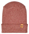 Patented H Stitch Cuffed Beanie, Rusty Burgundy