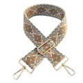 Olive Medallion Bag Strap - Gold Hardware