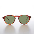 Horn Rim Round Dapper Pantos Vintage Sunglasses - Randy
