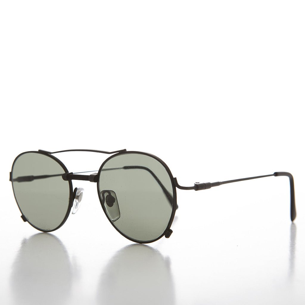 Round Aviator with Industrial Accents - Ray