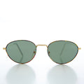 Oval Gold Vintage Sunglasses - Reggie