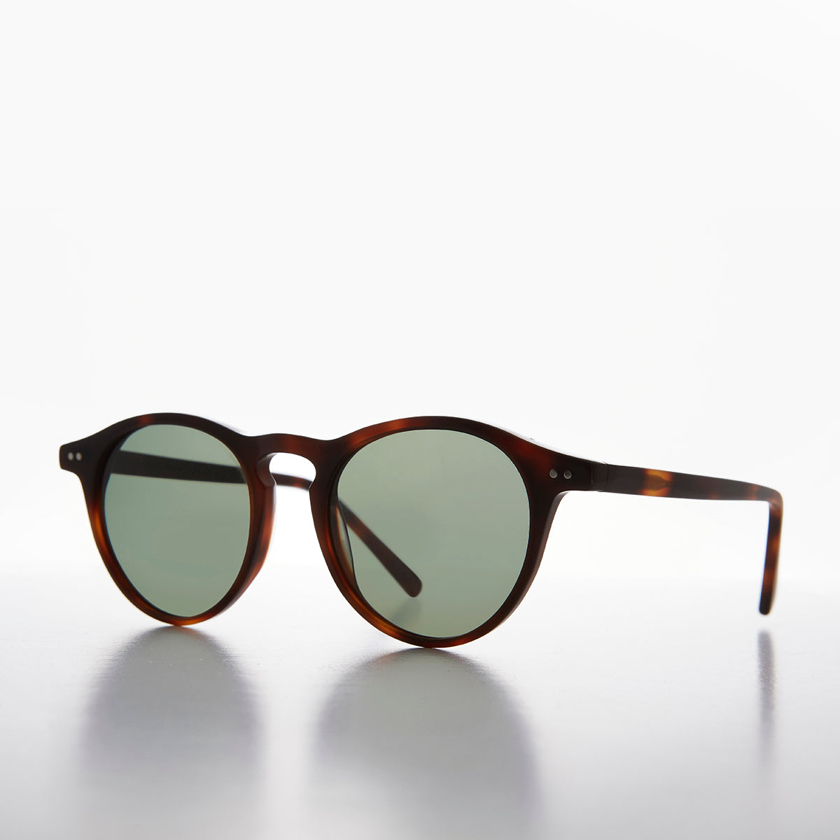 Brown Tortoise Polarized Round Sunglass - Rodgers