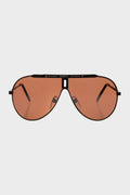 80s Iconic Sport Metal Aviator Sunglass - Rojas