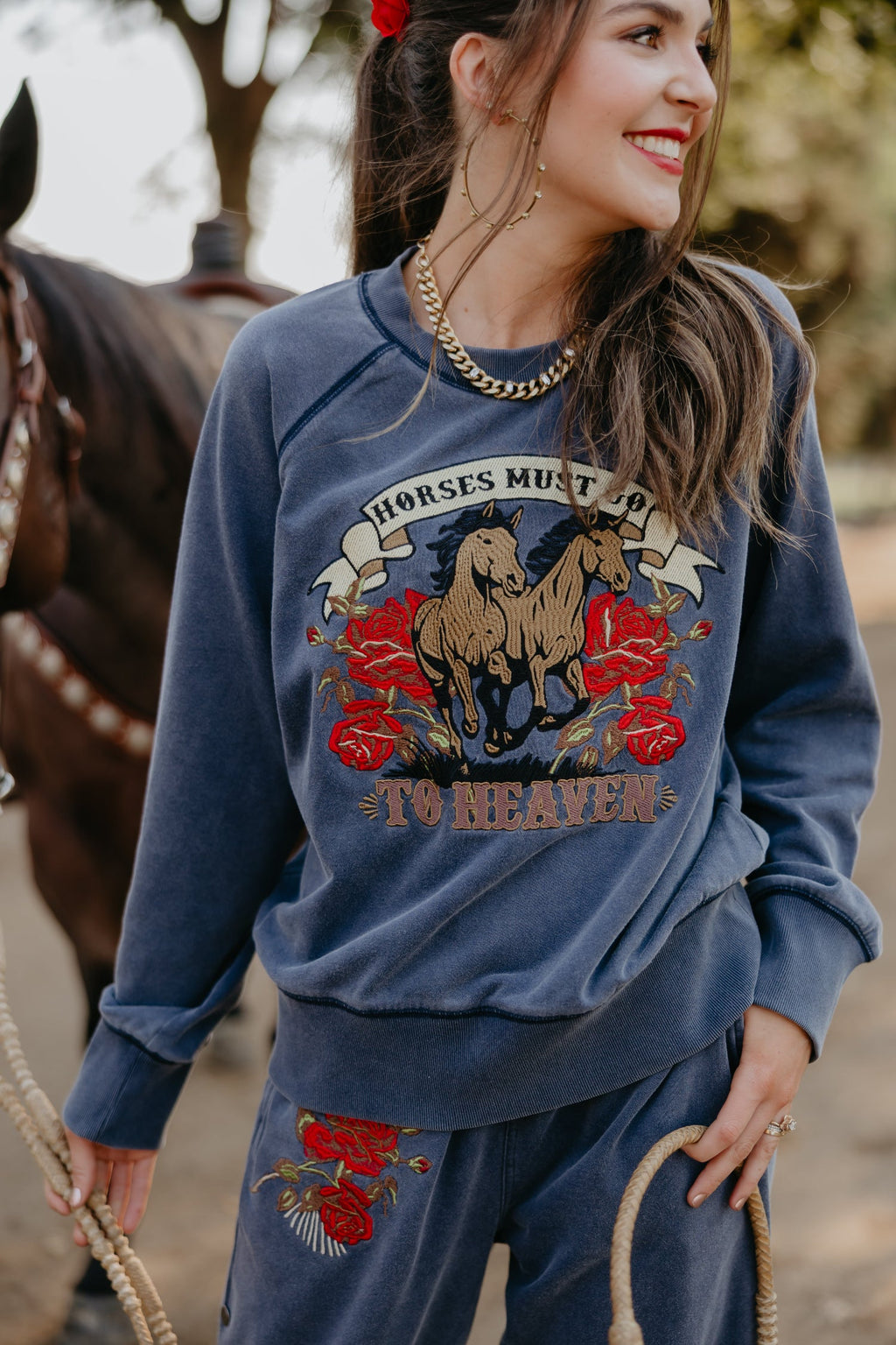 Horses in Heaven Pullover