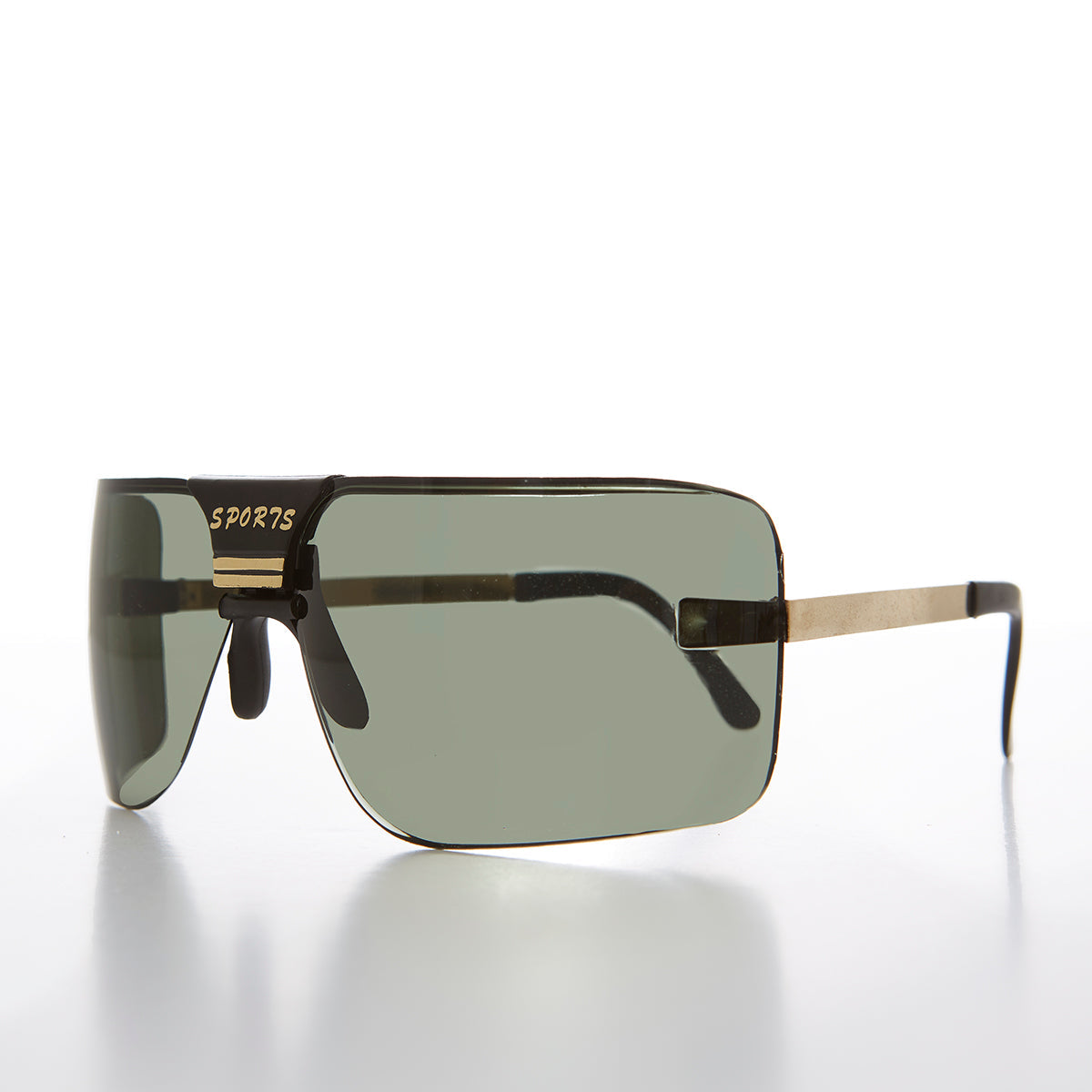 Wrap Around Sports Shield Sunglasses - Rufus