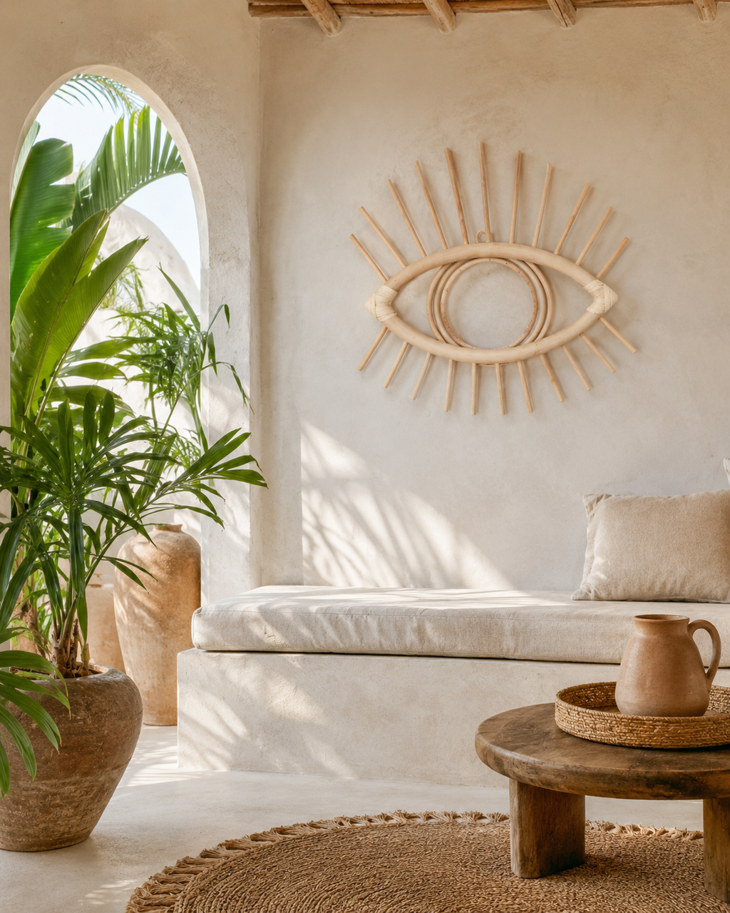 Rattan Eye Decor