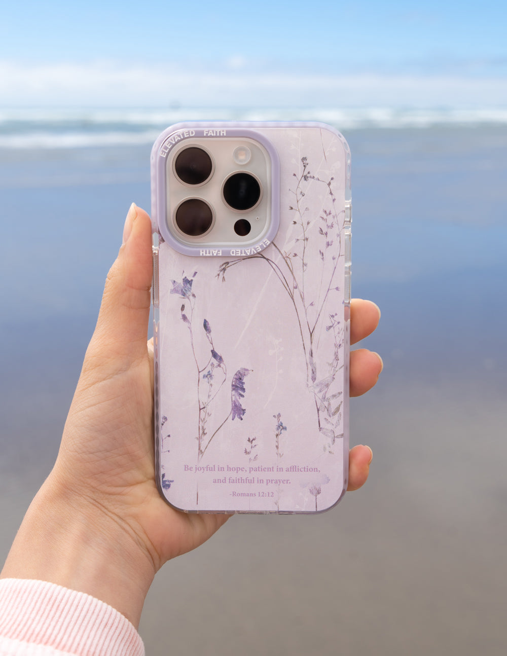 Romans 12:12 Phone Case