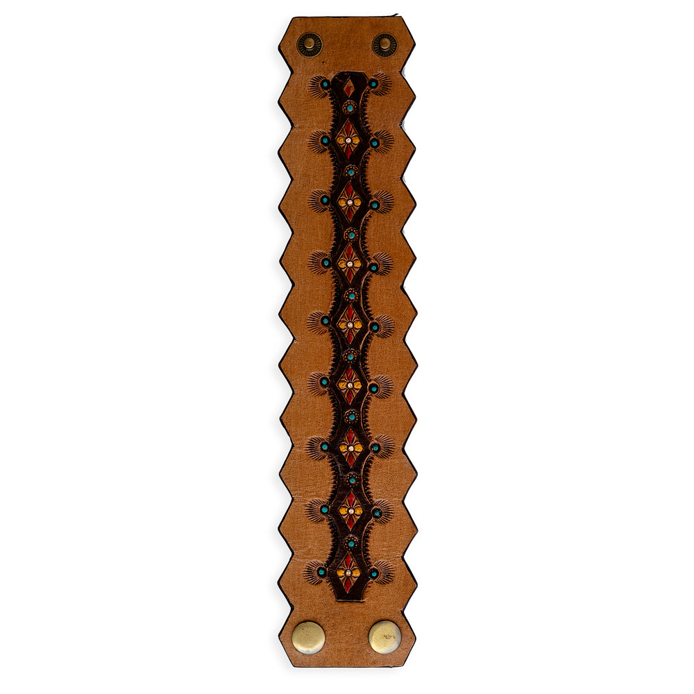 Canyon Crest Leather Cuff Bracelet
