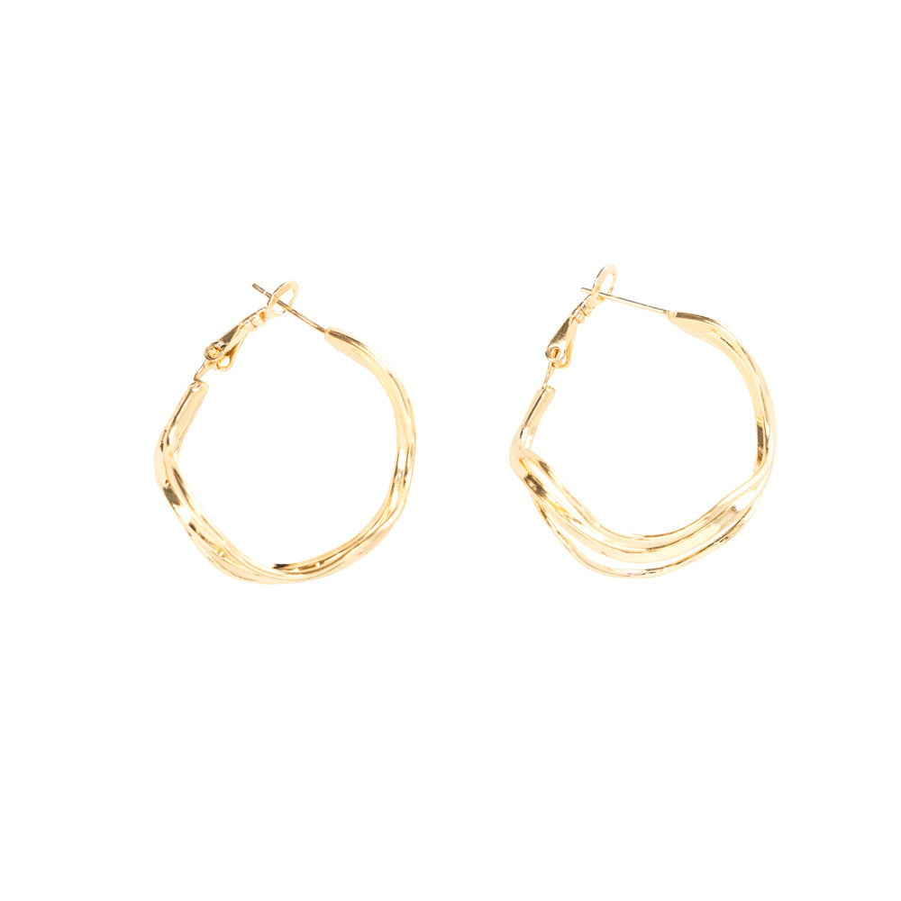 Golden Wave Earrings