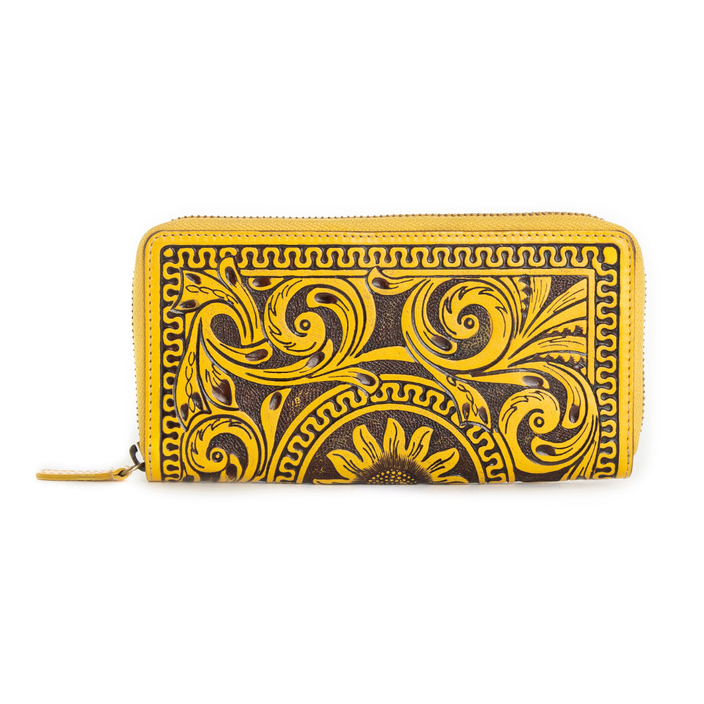Sunset Valley Wallet in Sunrise Yellow