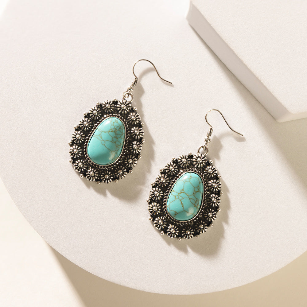 Lunare Light Earrings In Blue