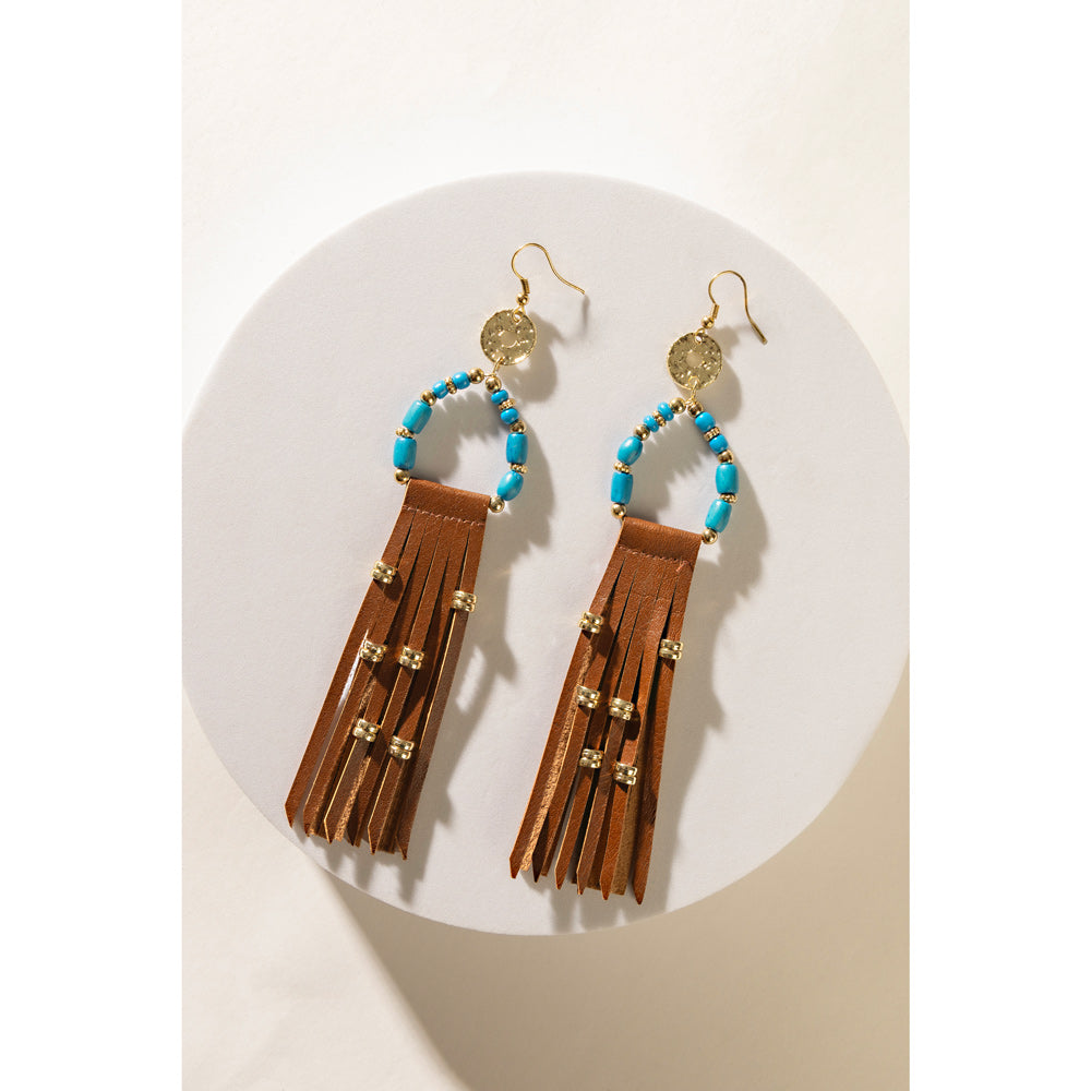 Midnight's Mystery Earrings In Brown