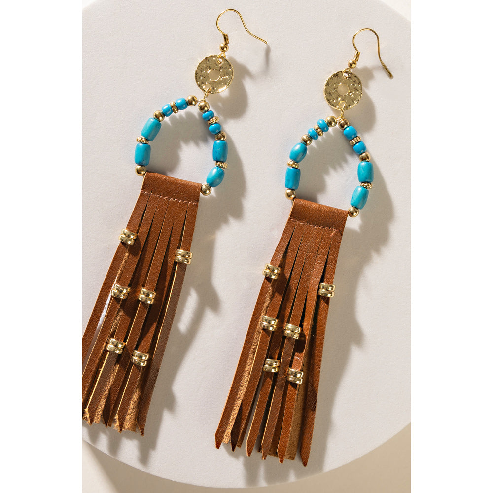 Midnight's Mystery Earrings In Brown