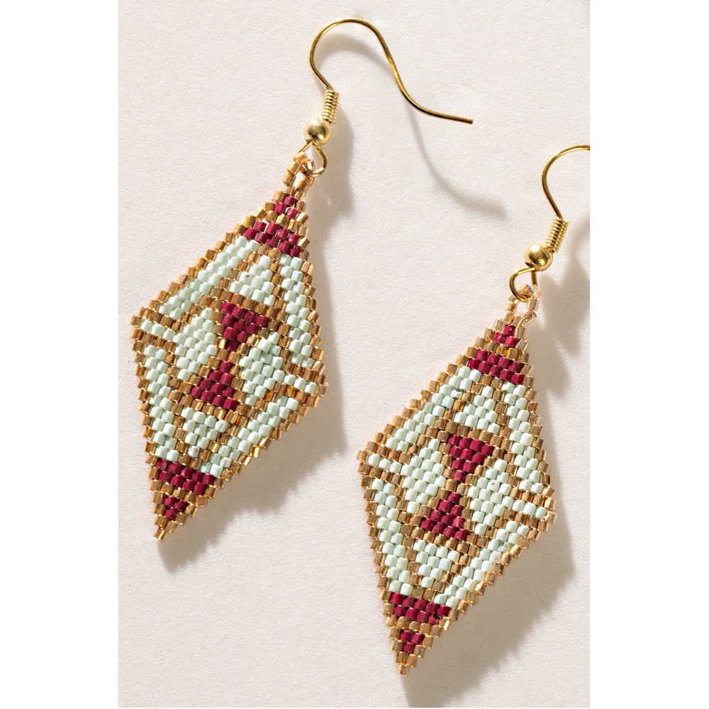 Time Mine Beaded Earrings