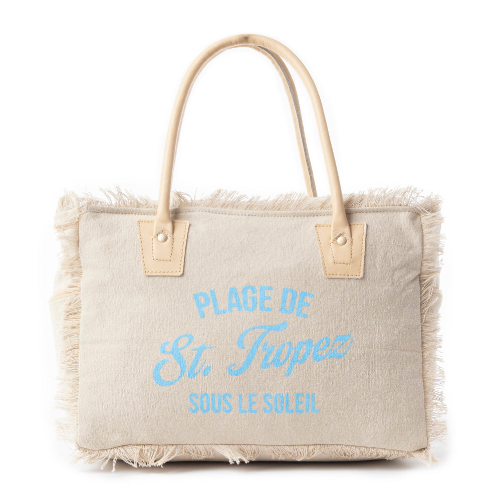 Saint Tropez Tote Bag In Sand
