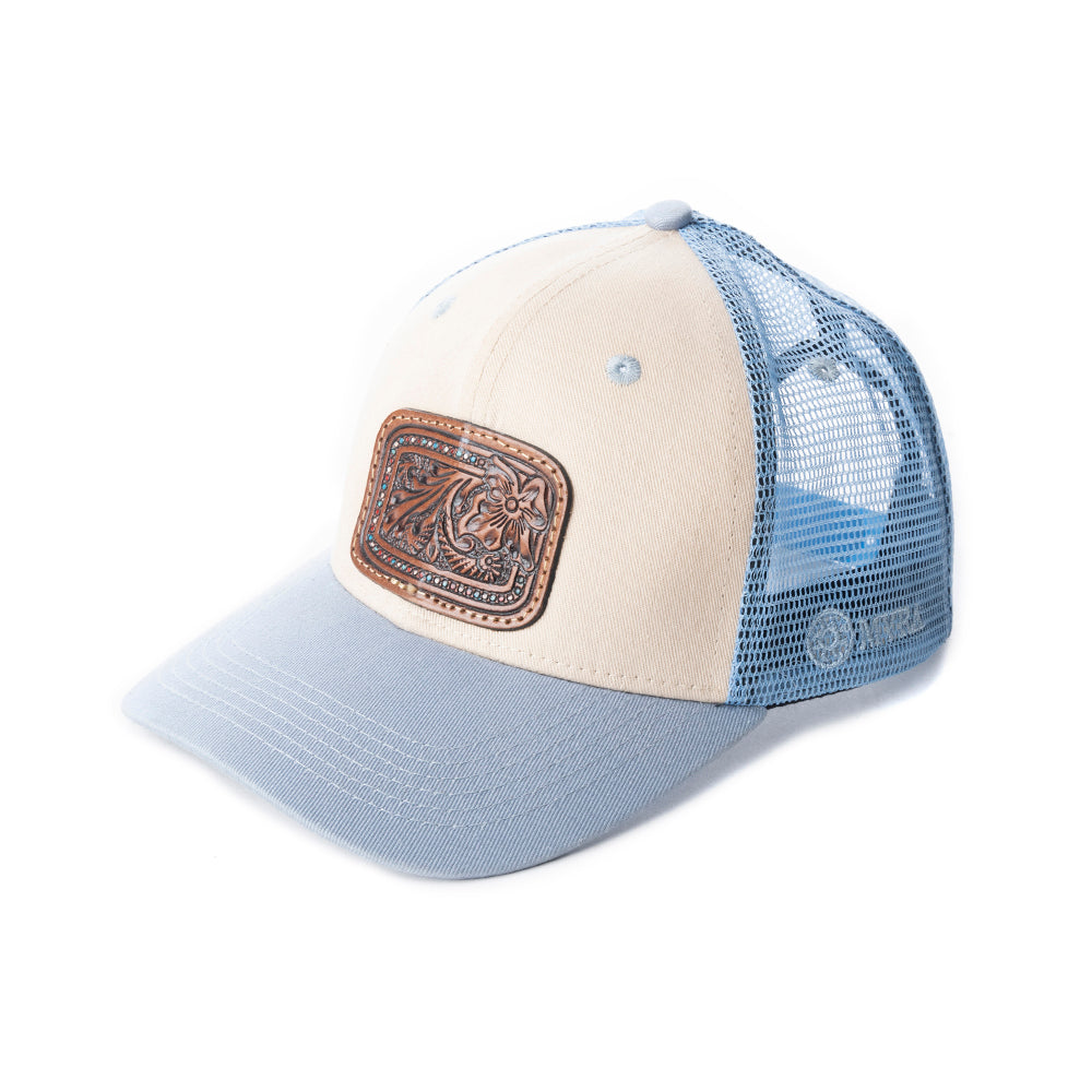 Jenson Hill Cap In Blue & Beige
