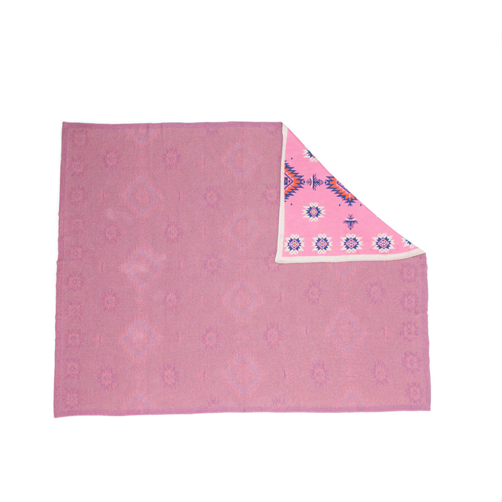 Field of Prairie Roses Throw