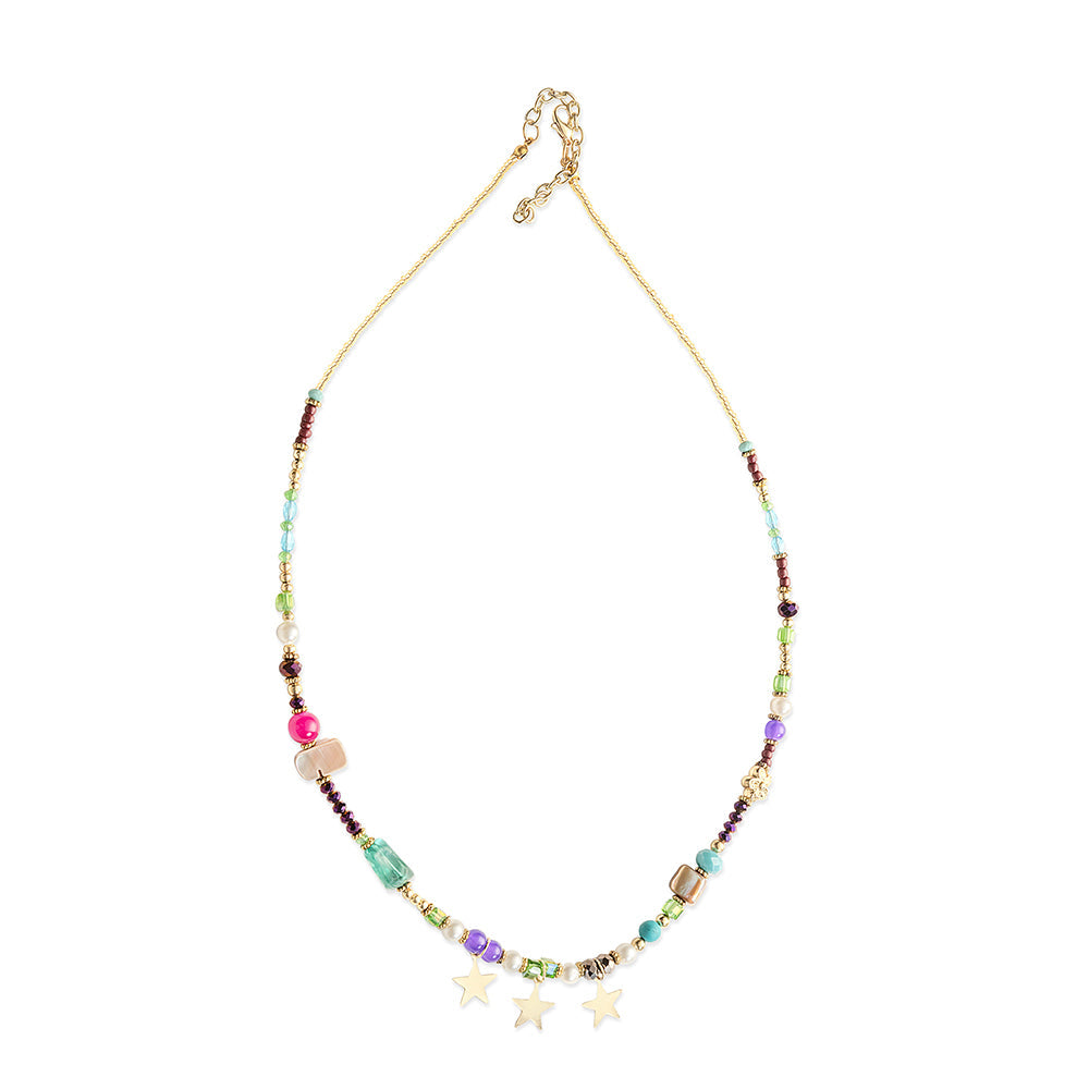 Tri-Star Trail Necklace