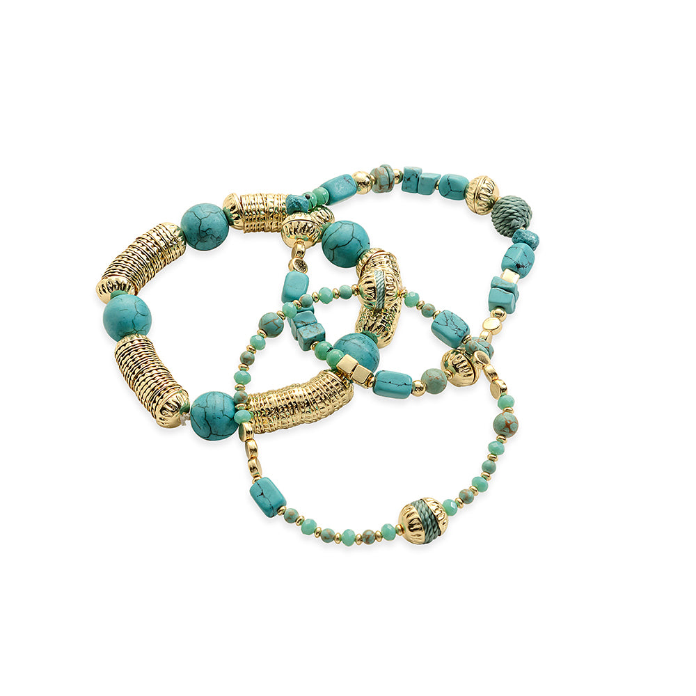 Fox Spring Stacked Bracelet