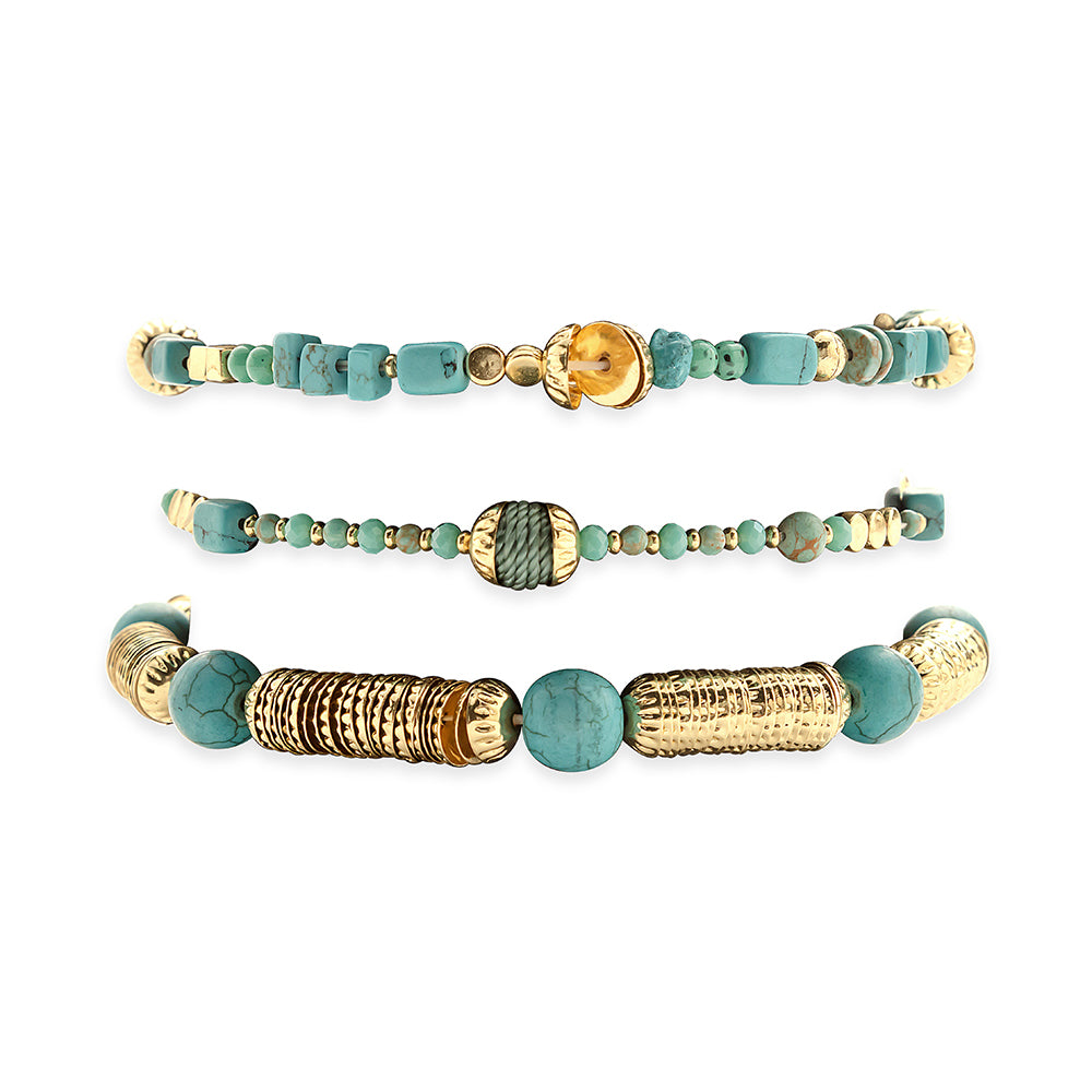 Fox Spring Stacked Bracelet