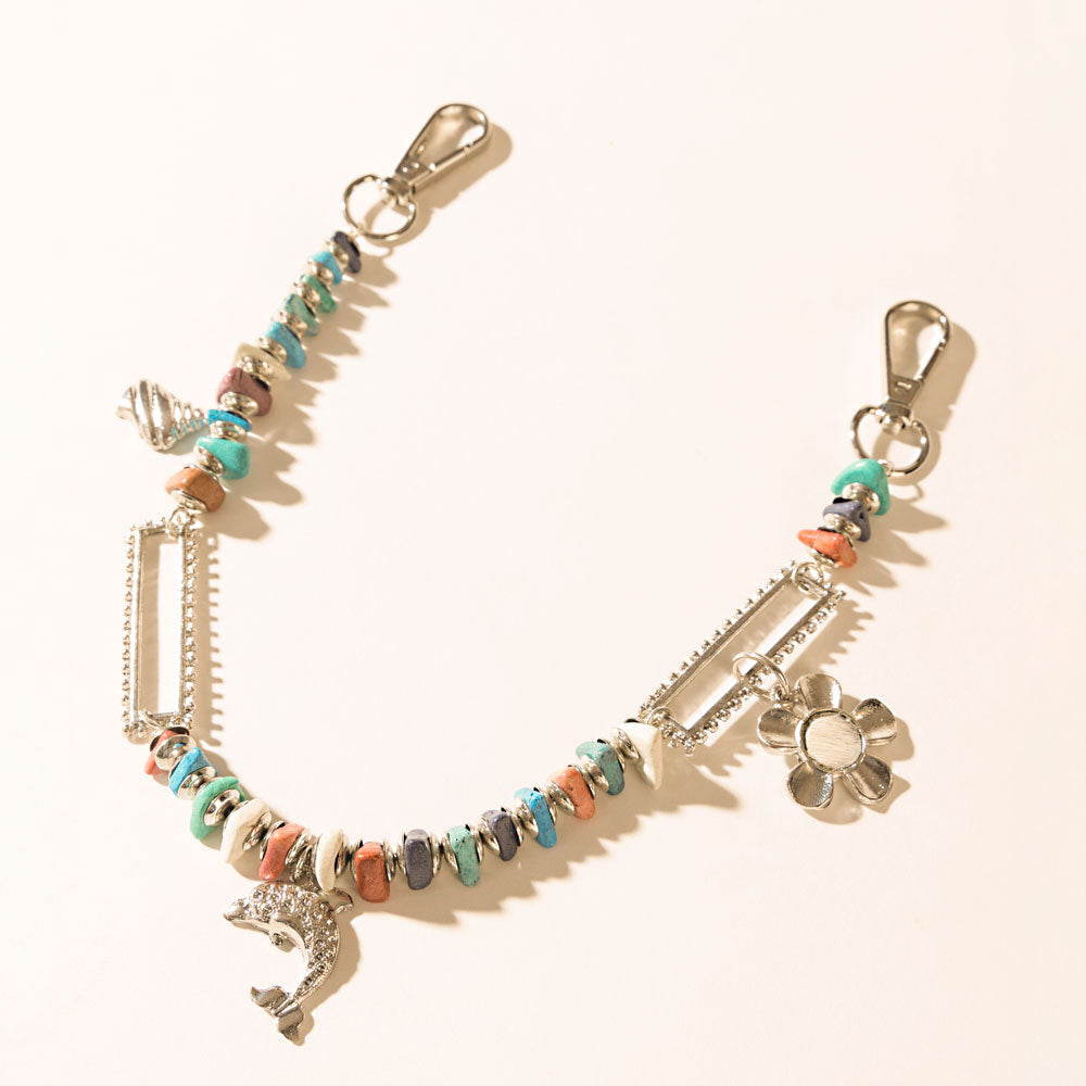 Wildflower Rainbow Bag Charm
