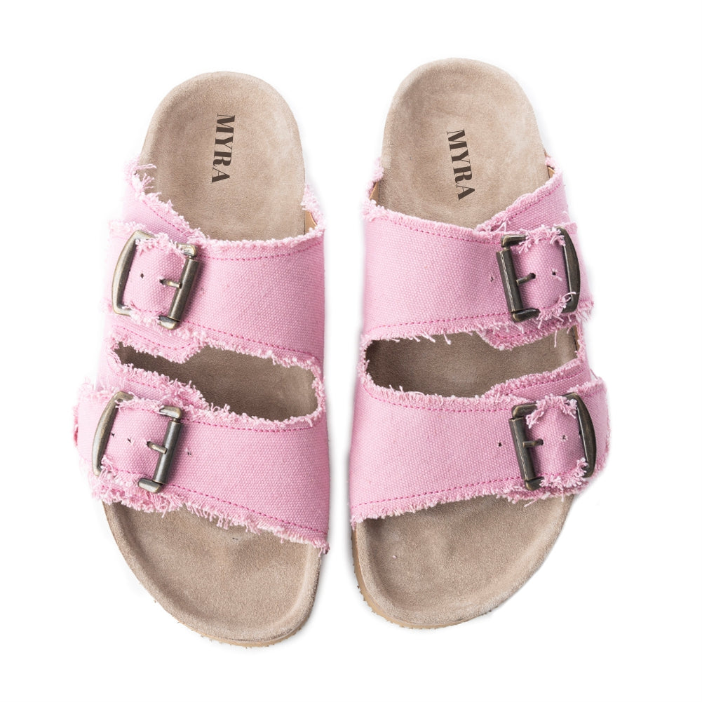 Desert Primrose Sandals In Pink