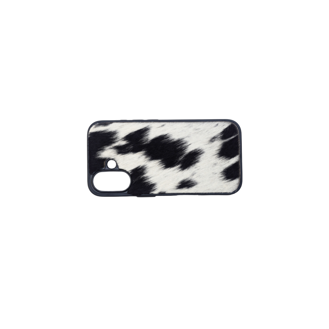 Myra Hawk Ridge Phone Case for iPhone 16 with handtooled leather for everyday use