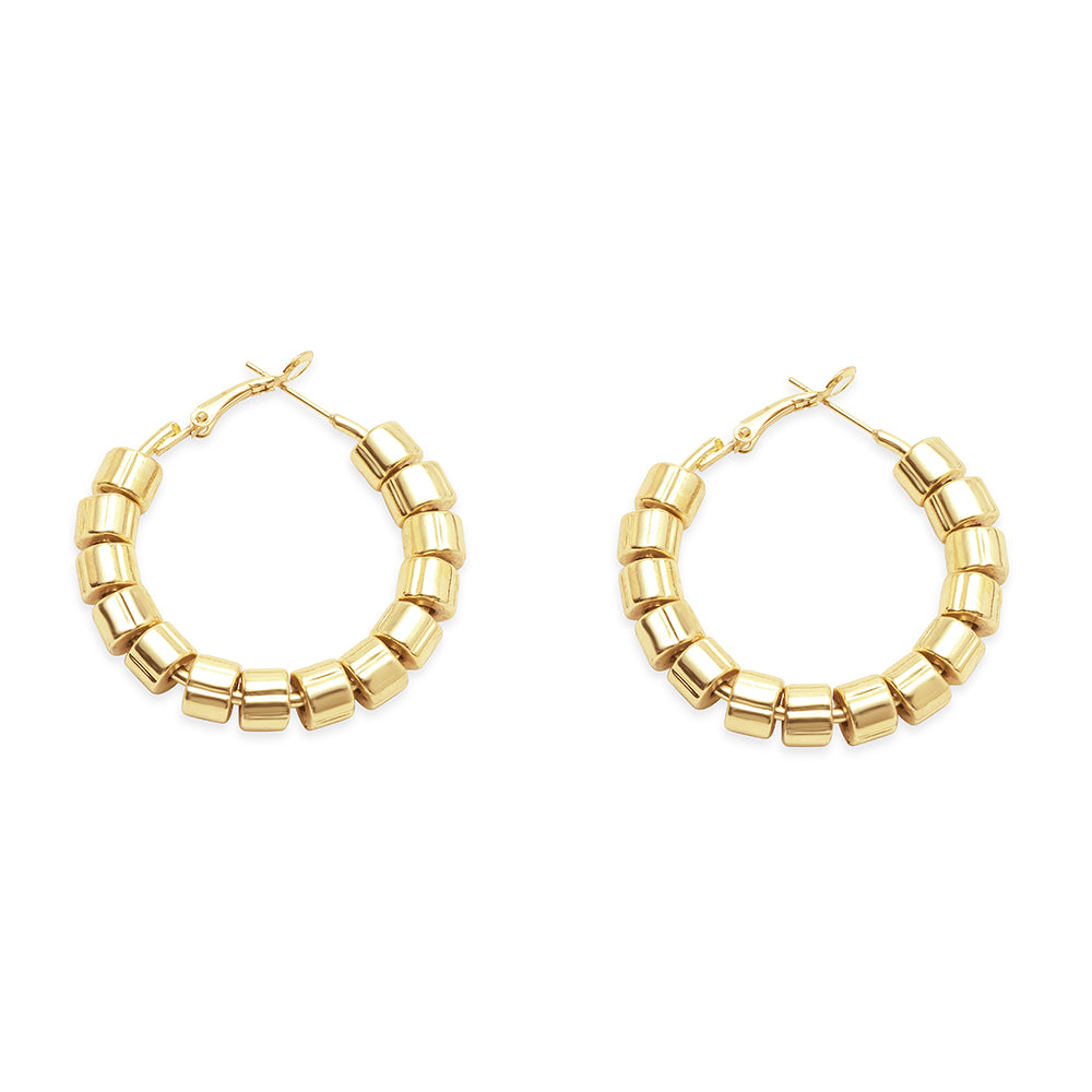 Golden Head Trail Earrings