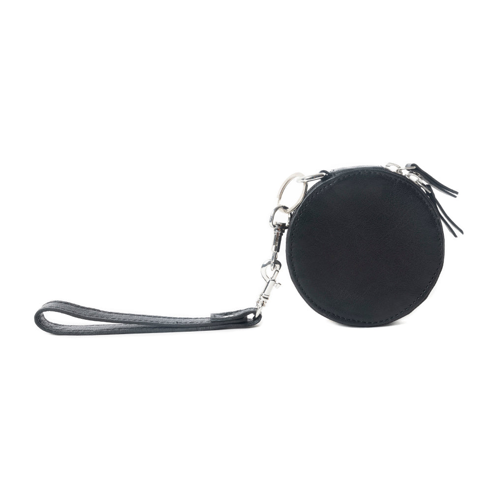 Rustler's Relic Handtooled Leather Coin Pouch in Amber Tan