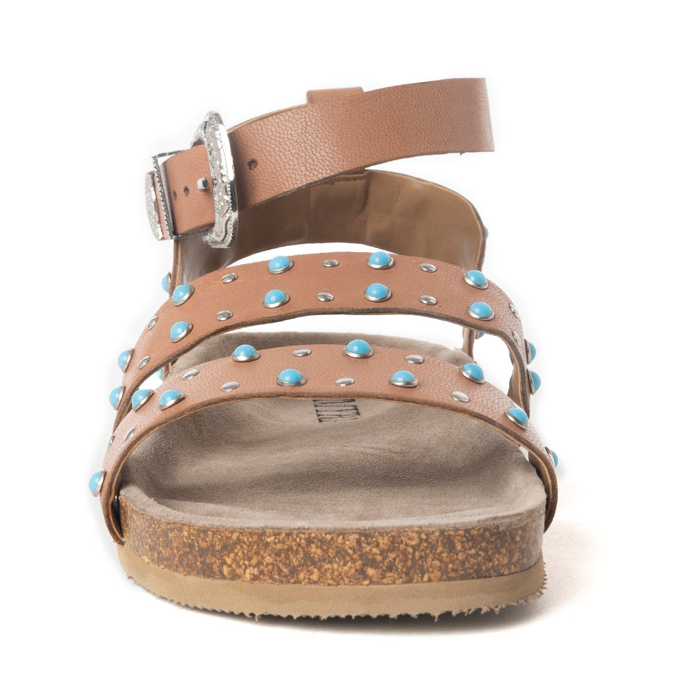 Saddle Ridge Trail Leather Sandals in Light Brown