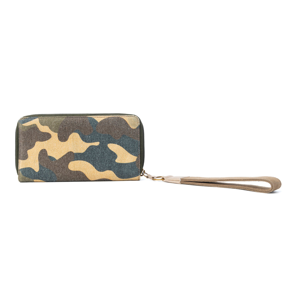 Myra Ranger’s Day Wallet in Moss Camo Green