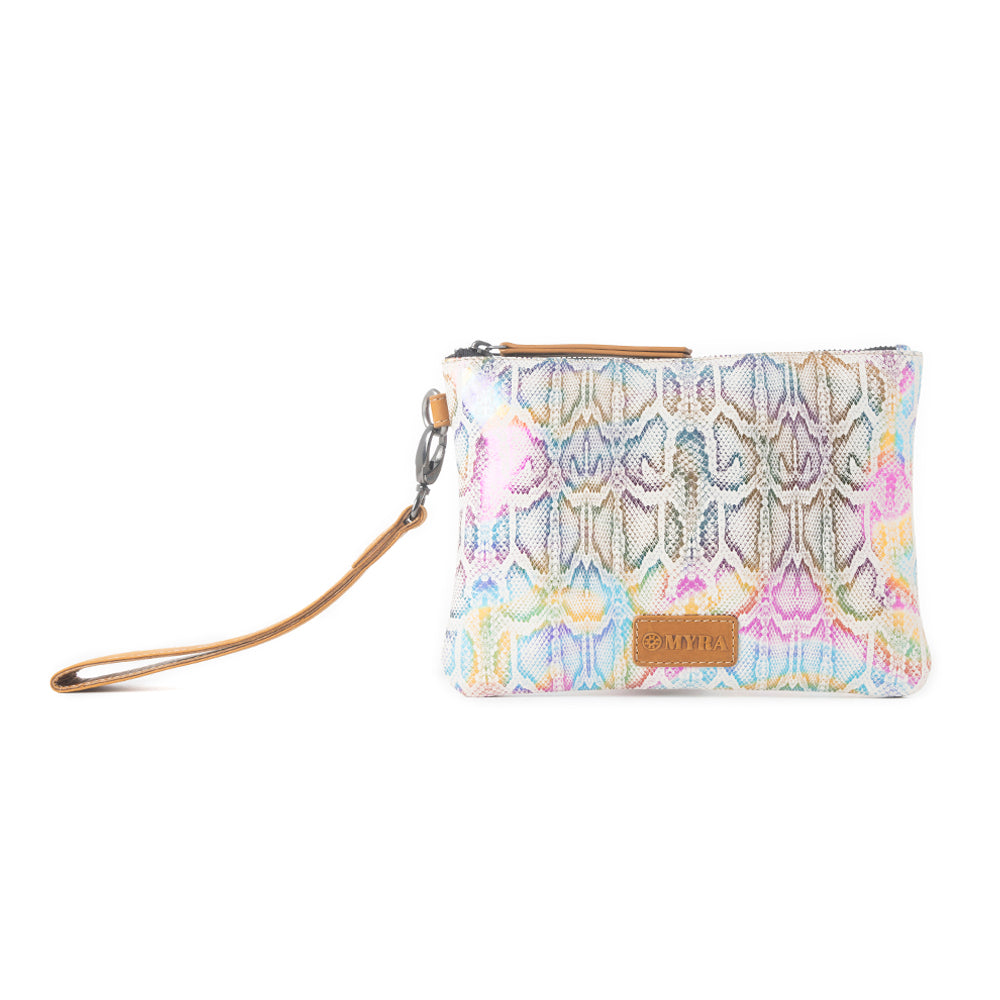 Pastel Fiesta Pouch in Candy White
