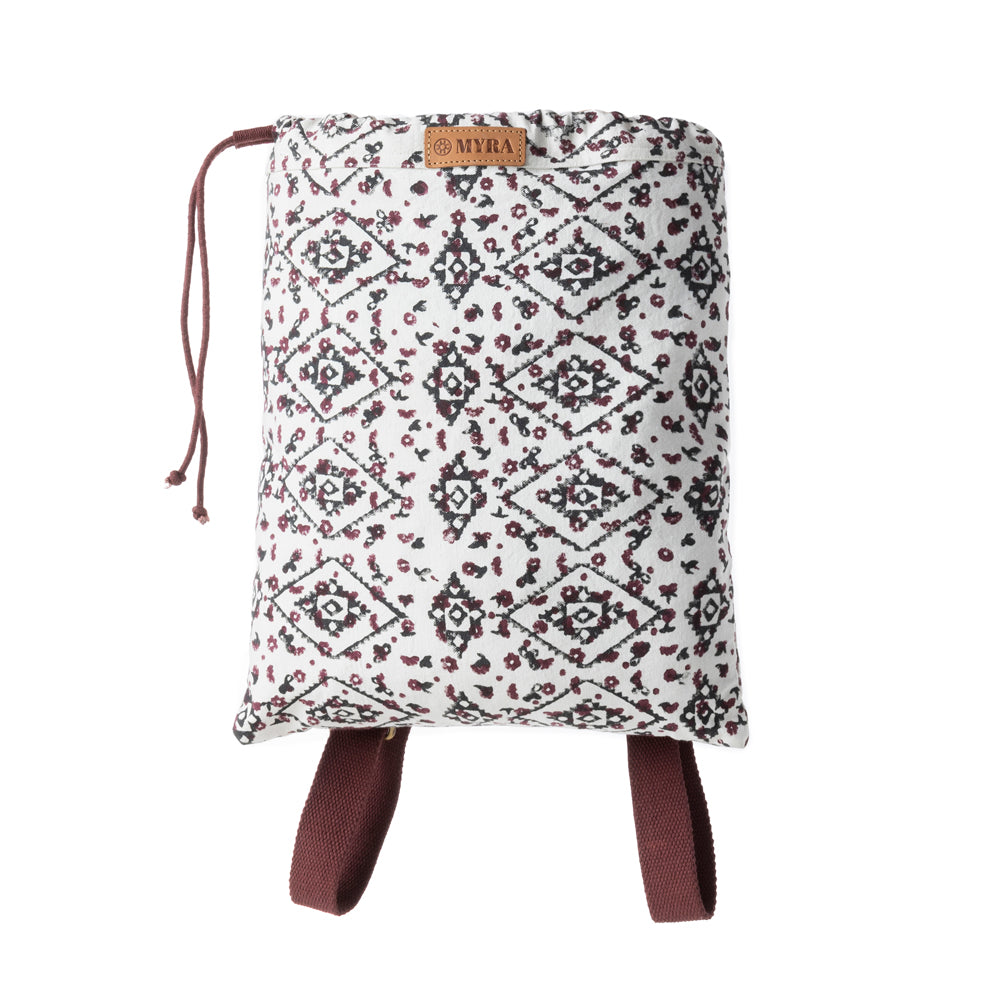 Mesa Rouge Canavs Backpack in Sundown White