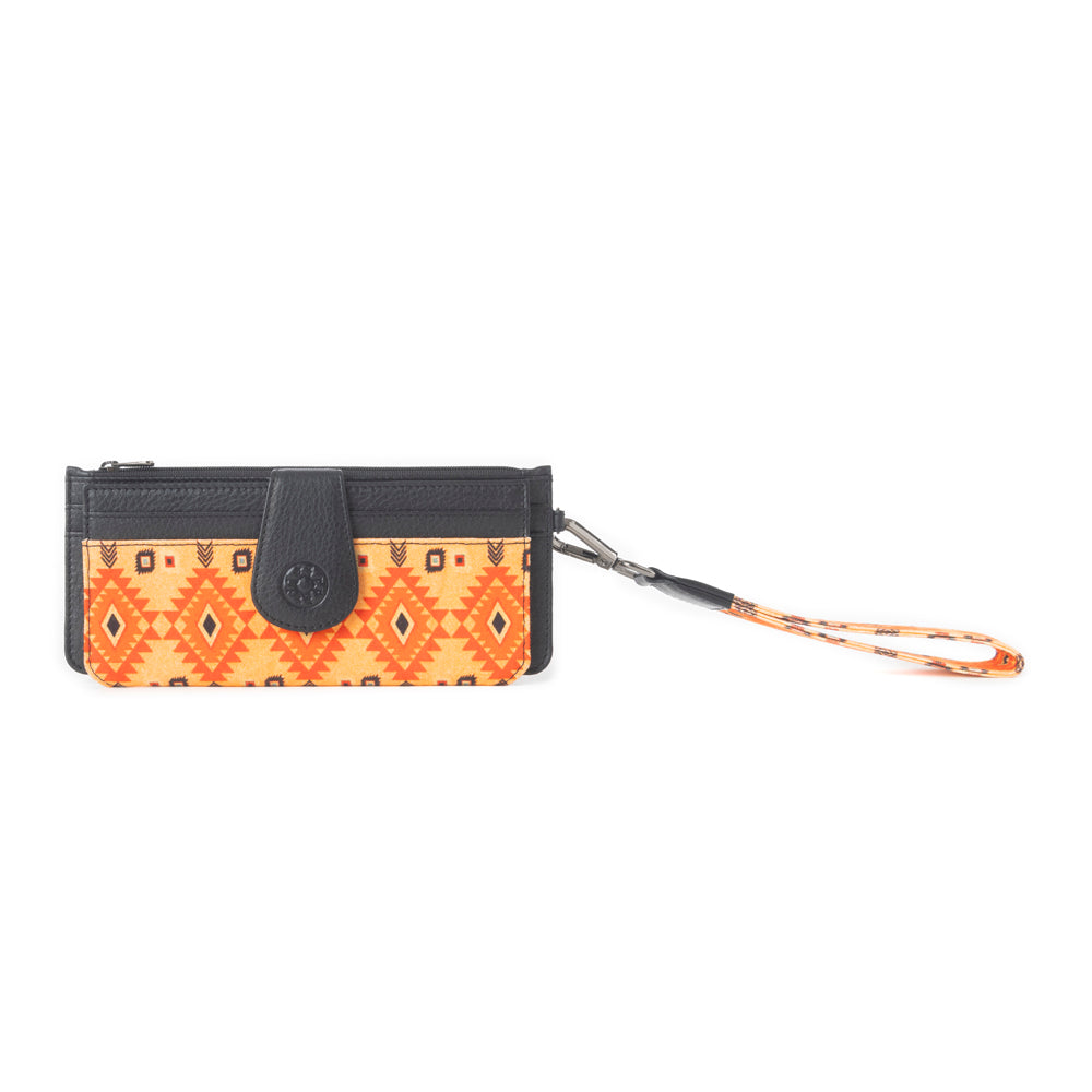 Sedona Sunset Wallet in Rust Orange