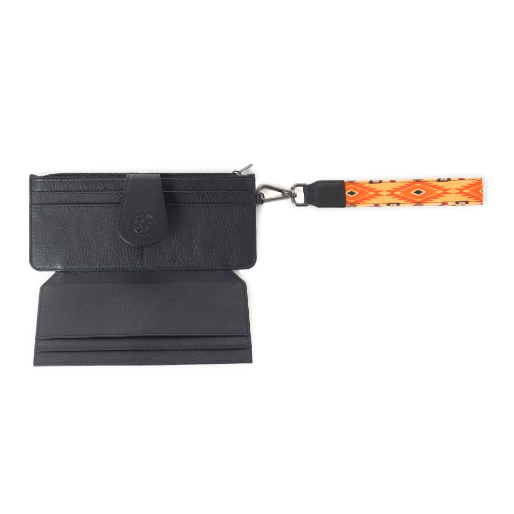 Sedona Sunset Wallet in Rust Orange
