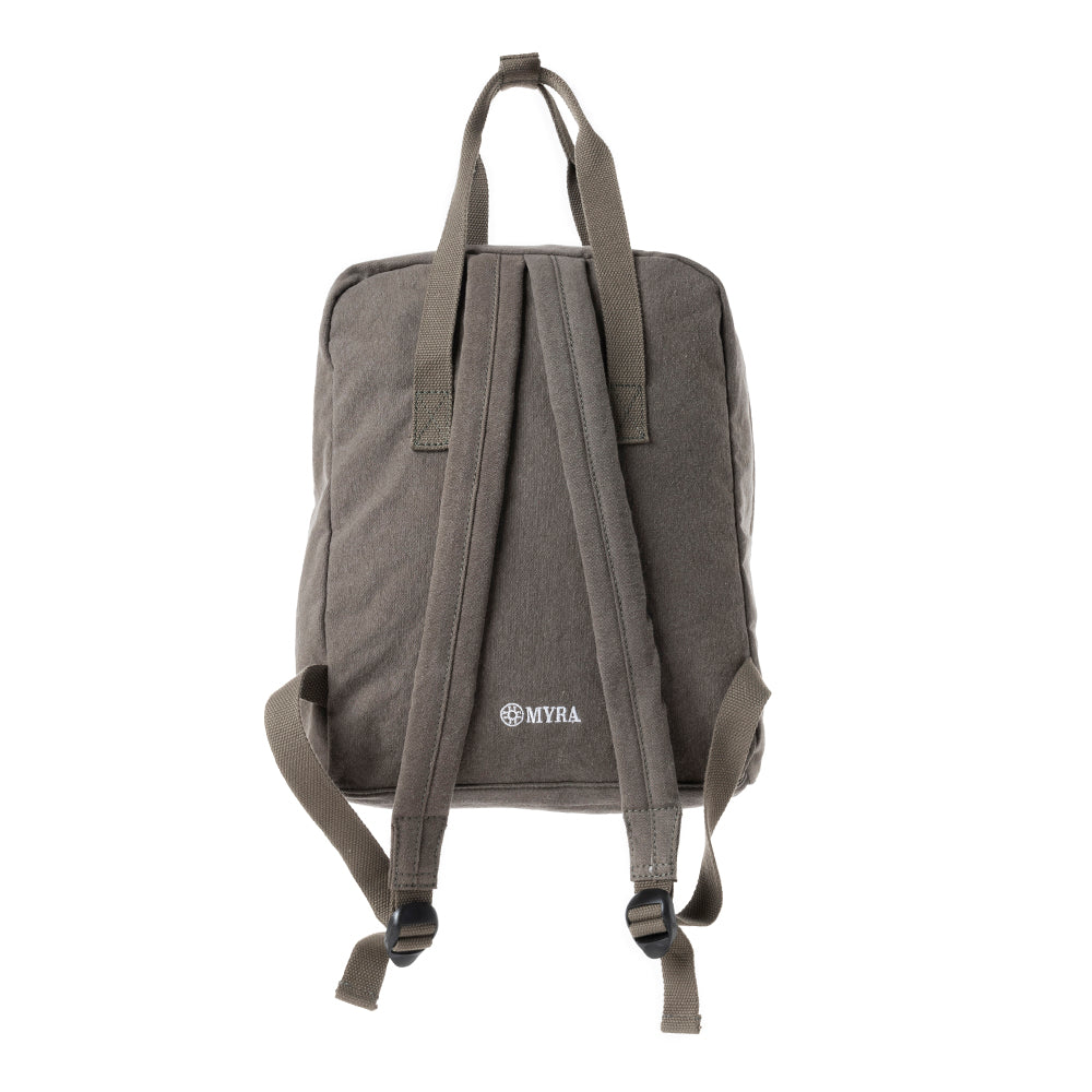 Pioneer Trek Canvas Backpack Bag in Grey