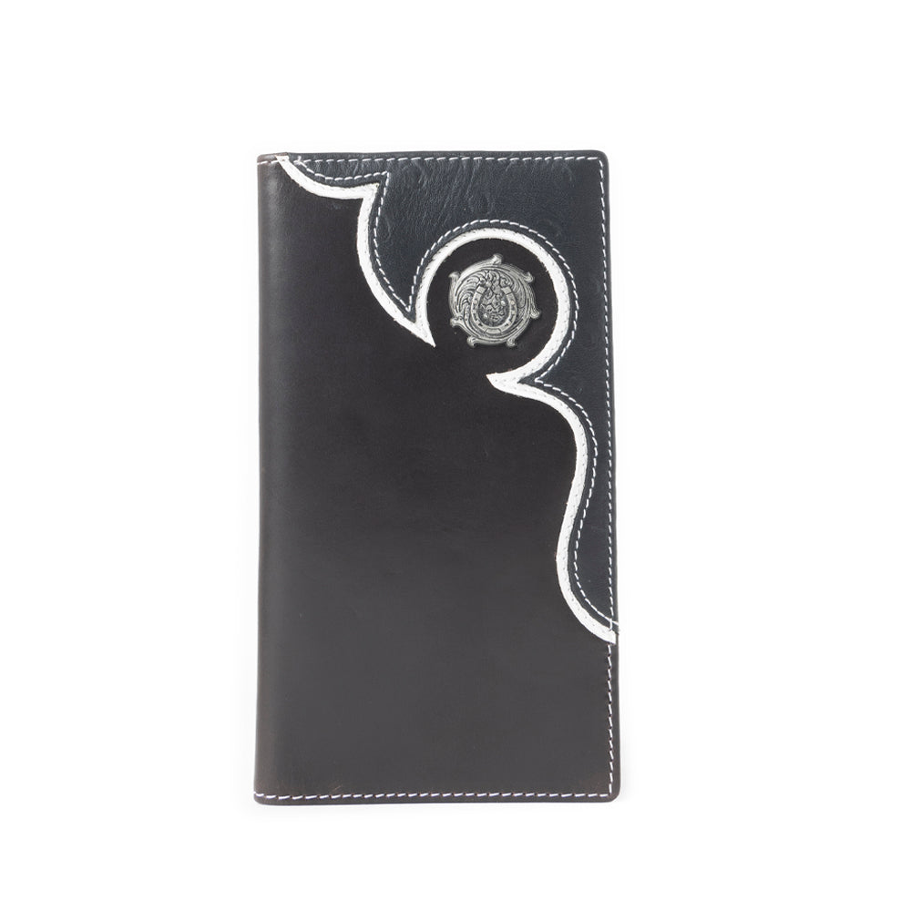 Blacksmith’s Mark Leather Wallet in Onyx Black