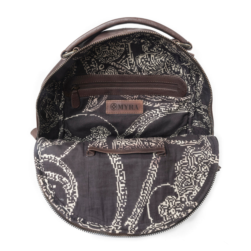 Midnight Rodeo Leather Backpack in Espresso Brown