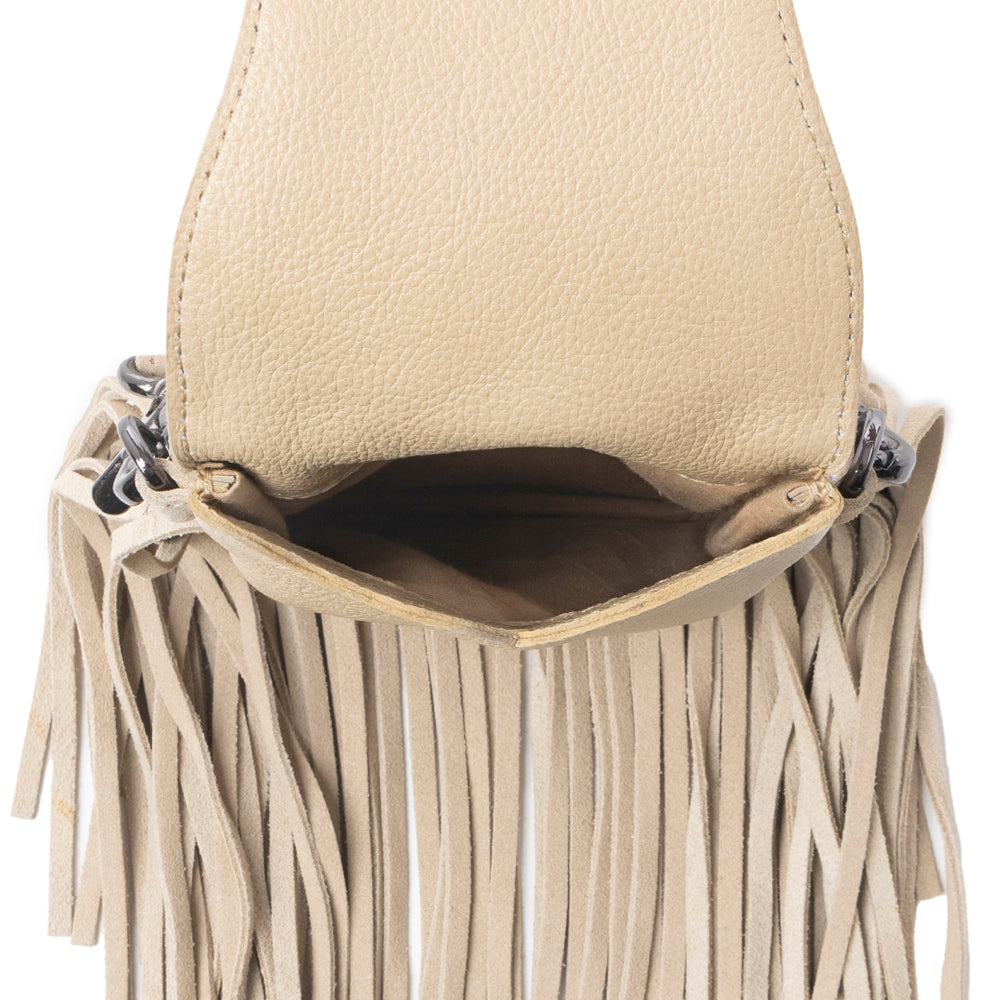 Whispering Totem Leather Bag in Nomad Ivory