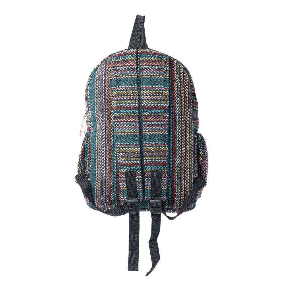 Myra WanderWeave Backpack in Forest Green