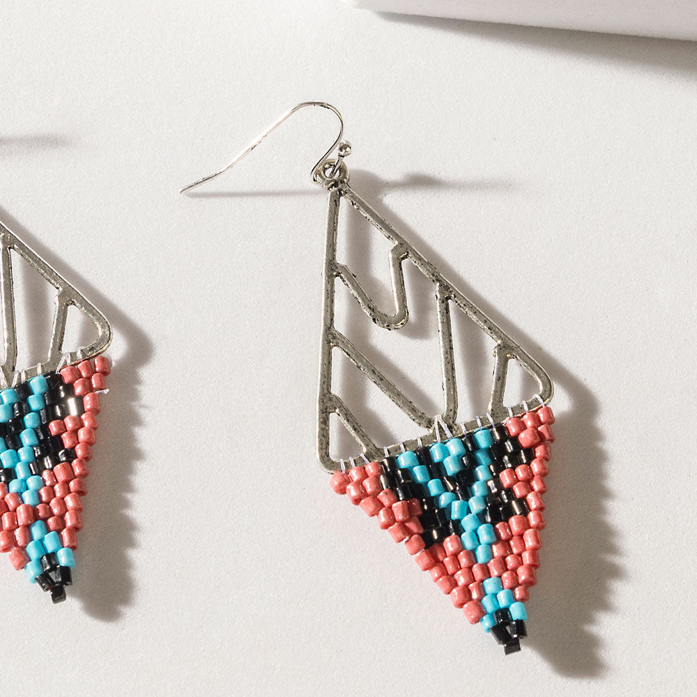 Sonora Blaze Earrings in Onyx Pink